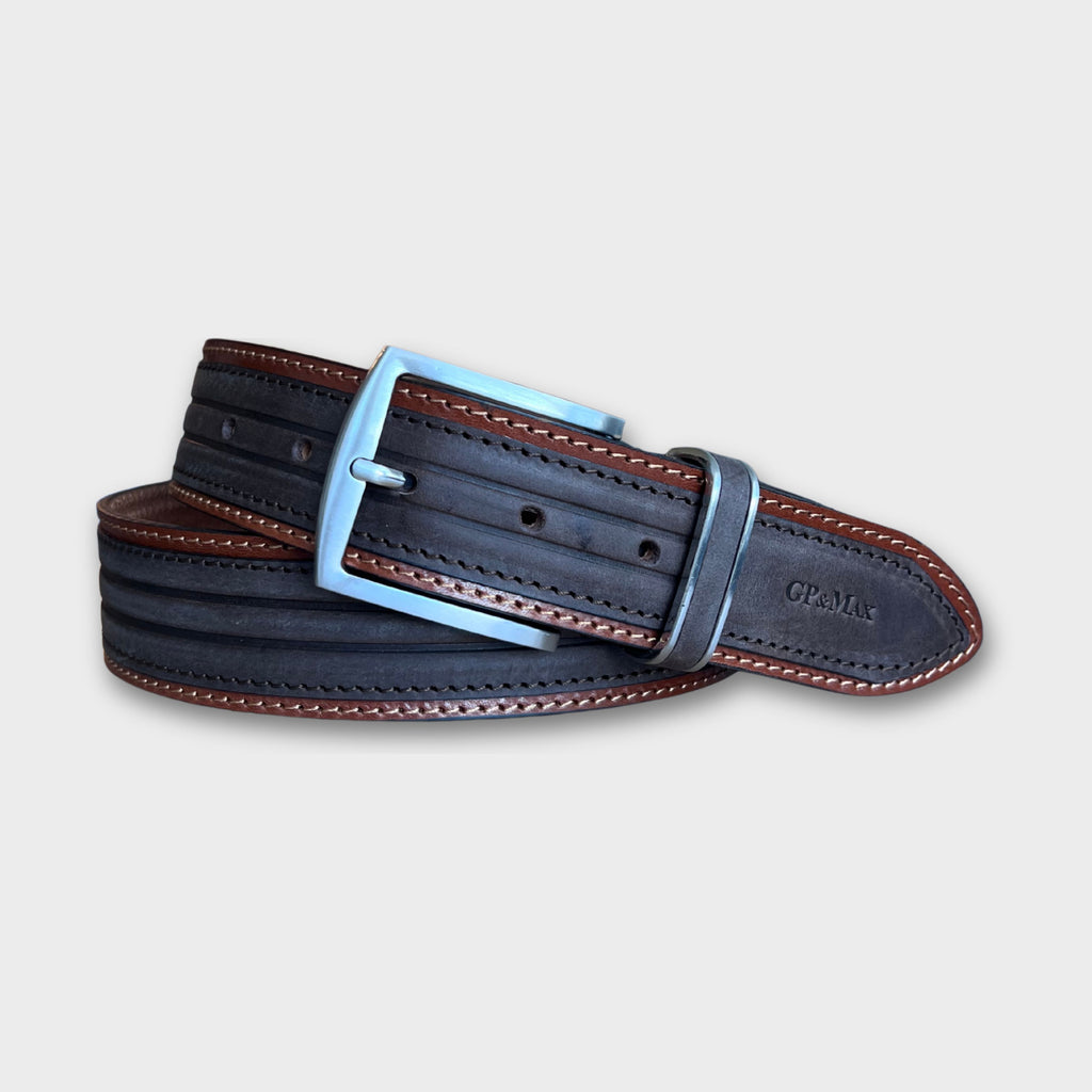 Original Nubuck Striped Belt